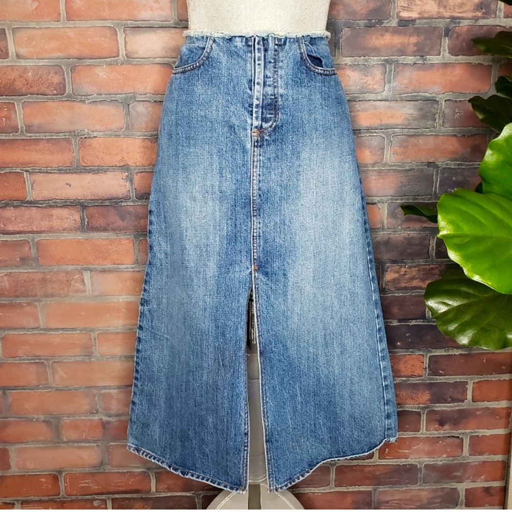 J.Crew Vintage Pencil Midi Denim Skirt Women's 4